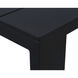 Lucerne 36 X 36 inch Sterling Black Outdoor Dining Table